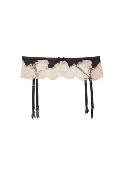 Juliet Lace Garter Belt in Black