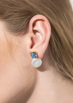 Junia Earrings in Sky