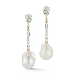 14K Baroque Pearl Dusters