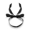 14K Gold Black Velvet Pearl Choker
