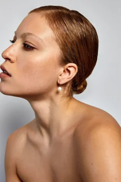 14K Pearl Drop Earrings