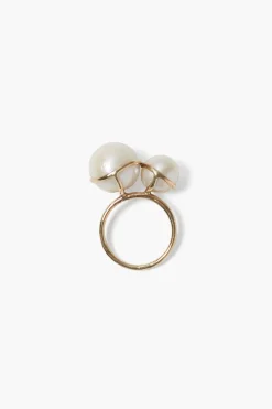 14k Phoebe Ring White Pearl