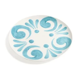 Kallos Dinner Plate in Aqua