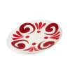 Kallos Serving Platter in Deep Red on White