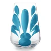 Kallos Water Glass in Light Blue, Set of 2