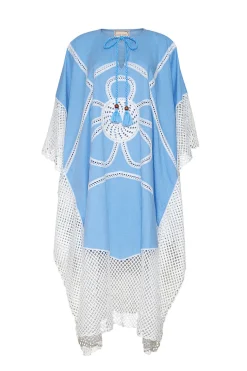 Kampos Caftan in Blue Multi
