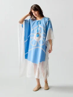 Kampos Caftan in Blue Multi