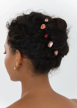 Karina Bobby Pin Set in Rose