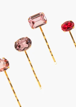 Karina Bobby Pin Set in Rose