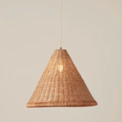 Kasbah Rattan Tall Pendant
