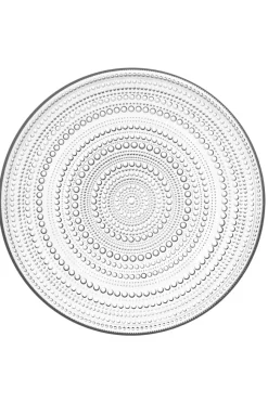 Kastehelmi Large Plate in Clear
