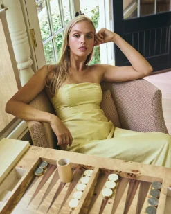 Katherine Dress in Lemon Yellow