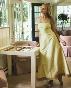 Katherine Dress in Lemon Yellow