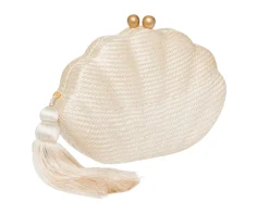 Katie Clutch in Off White