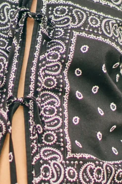 Katie Top in Aces Wild Black