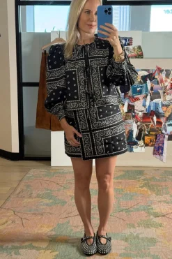 Katie Top in Aces Wild Black