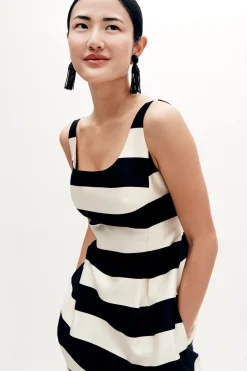 Kendall Dress in High Line Stripe