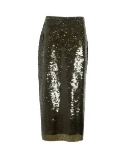 Kiah Skirt in Forset Green