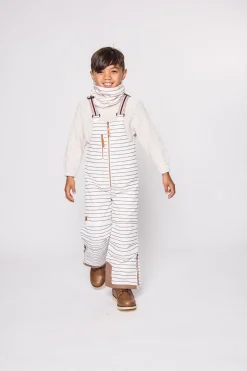 Kids' Breton Stripe Bib Snow Pant