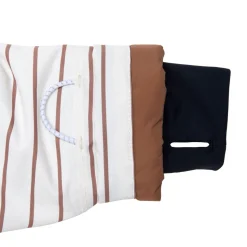 Kids' Breton Stripe Winter Coat