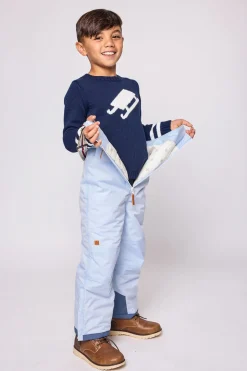 Kids' Cloud Blue Bib Snow Pant