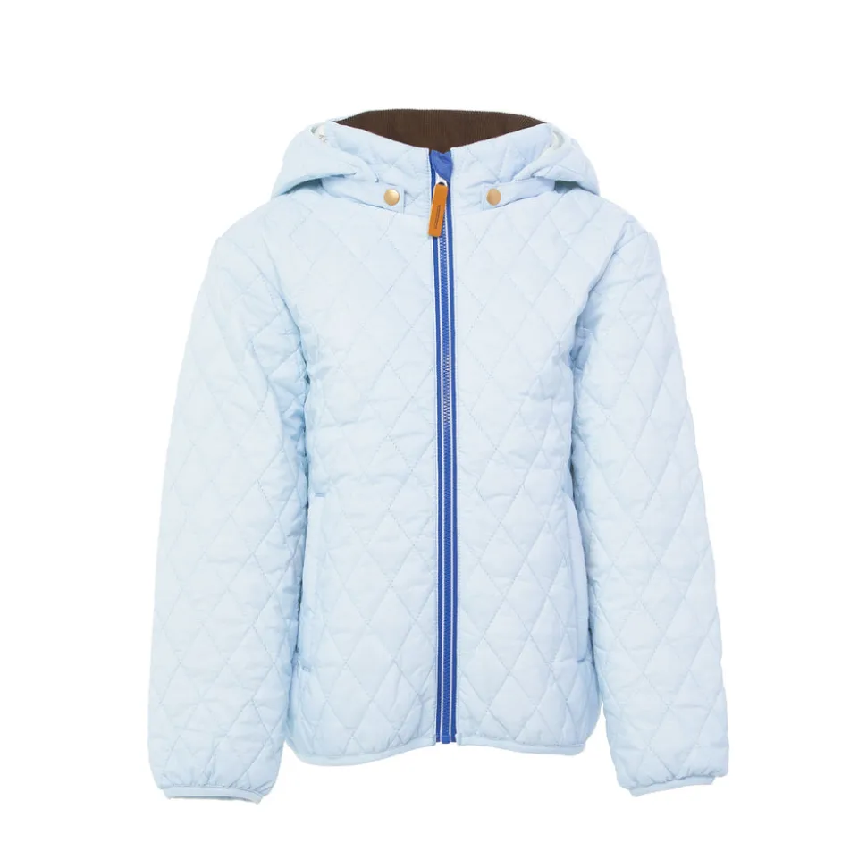 Kids' Cloud Blue Quilted Puffer Jacket