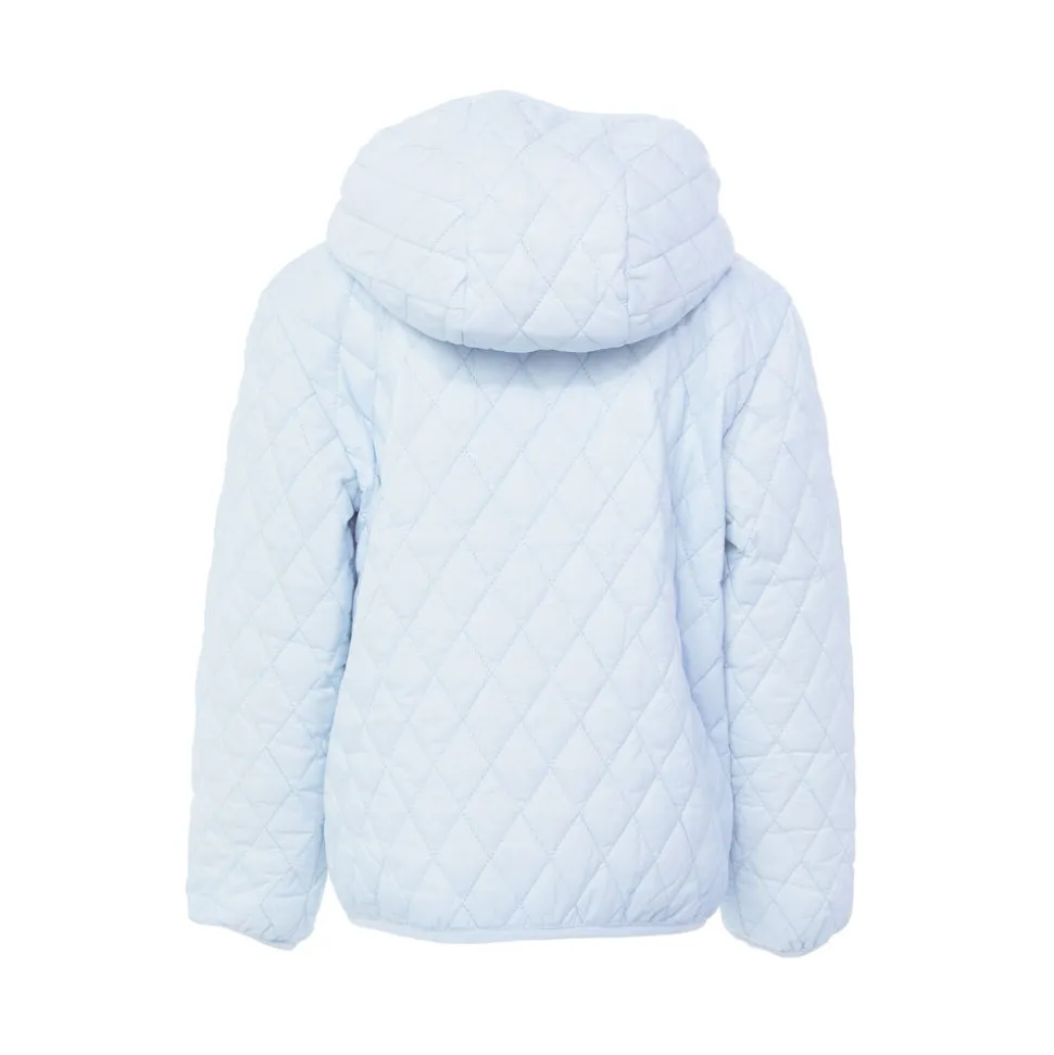 Kids' Cloud Blue Quilted Puffer Jacket