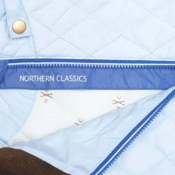 Kids' Cloud Blue Quilted Puffer Jacket