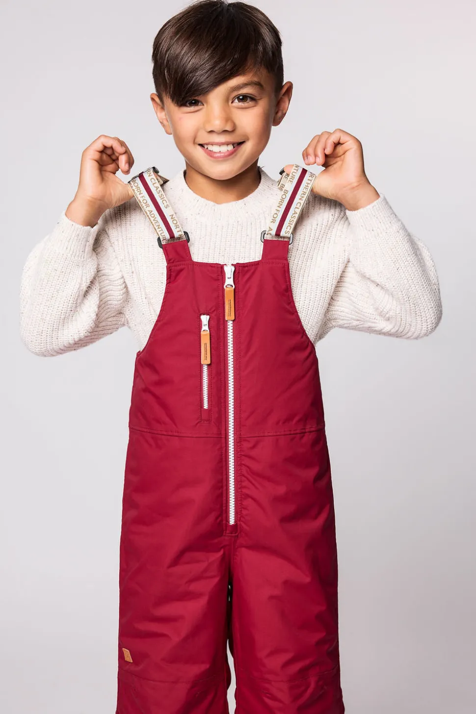 Kids' Heritage Red Bib Snow Pant