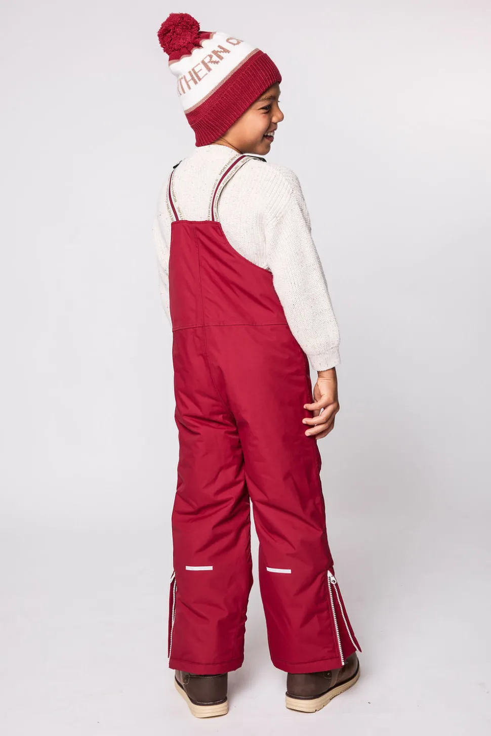 Kids' Heritage Red Bib Snow Pant