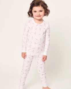 Kid's Pima Snug Fit Pajama Set in Sugar Plum Fairy