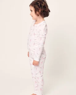 Kid's Pima Snug Fit Pajama Set in Sugar Plum Fairy