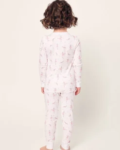 Kid's Pima Snug Fit Pajama Set in Sugar Plum Fairy