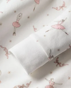 Kid's Pima Snug Fit Pajama Set in Sugar Plum Fairy