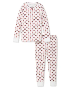 Kid’s Pima Snug Fit Pajama Set in Blissful Bows