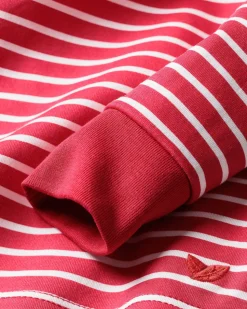 Kid’s Pima Snug Fit Pajama Set in Red Stripe