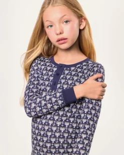 Kid’s Pima Snug Fit Pajama Set in Festival of Lights