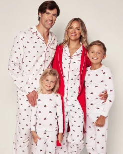 Kid's Pima Snug Fit Pajama Set in Holiday Journey