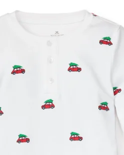 Kid's Pima Snug Fit Pajama Set in Holiday Journey