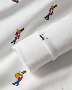 Kid's Pima Snug Fit Pajama Set in Toy Soldier