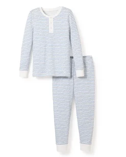 Kid’s Pima Snug Fit Pajama Set in La Mer