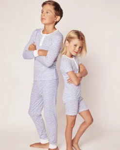 Kid’s Pima Snug Fit Pajama Set in La Mer