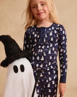 Kid’s Pima Snug Fit Pajama Set in Spooky Slumber