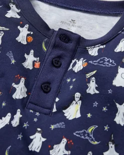 Kid’s Pima Snug Fit Pajama Set in Spooky Slumber