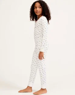 Kid’s Pima Snug Fit Pajama Set in Mistletoe Moments