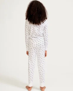 Kid’s Pima Snug Fit Pajama Set in Mistletoe Moments