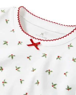 Kid’s Pima Snug Fit Pajama Set in Mistletoe Moments