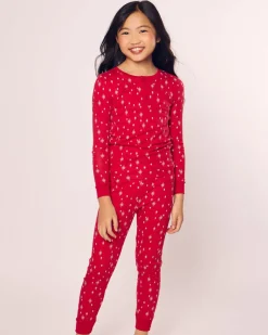 Kid's Pima Snug Fit Pajama Set in Starry Night