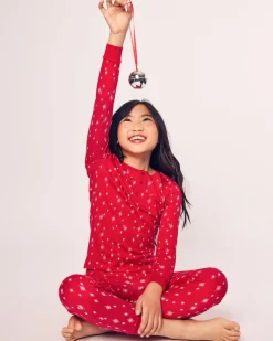 Kid's Pima Snug Fit Pajama Set in Starry Night