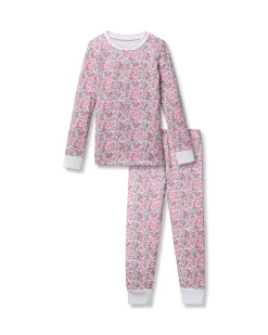 Kid’s Pima Snug Fit Pajama Set in Fleurs de Rose